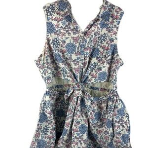Modcloth- Where My Picnic People? A-Line Dress in Garden